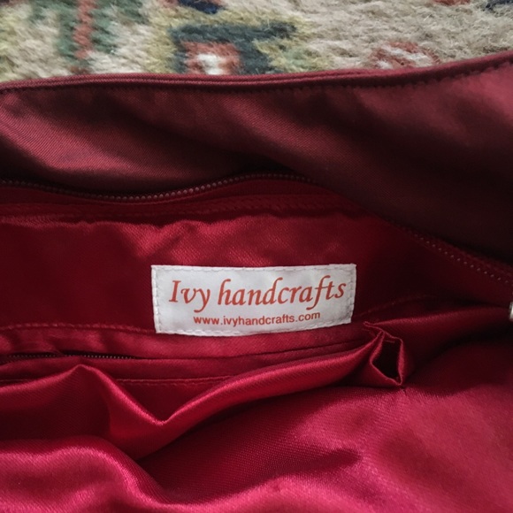 ❤️Handmade Embroidered Top Handle Bag - Picture 3 of 3